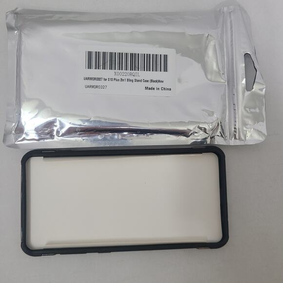 For Samsung Galaxy S10+ Plus Shockproof Black Glitter Case Free Ship - Picture 3 of 5